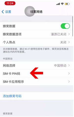 洱源苹果14维修网分享如何给iPhone14的SIM卡设置密码 