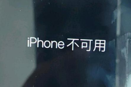 洱源苹果服务网点分享锁屏界面显示“iPhone 不可用”如何解决 